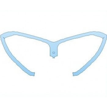 PAINT PROTECTION KIT - 2023 BMW M8 BASE CONVERTIBLE GRILLE SURROUND - PRECUT PPF CLEAR BRA WRAP