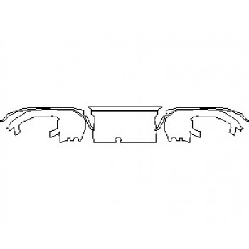 2020 BMW M8 BASE CONVERTIBLE REAR DIFFUSER WITH CARBON PACKAGE