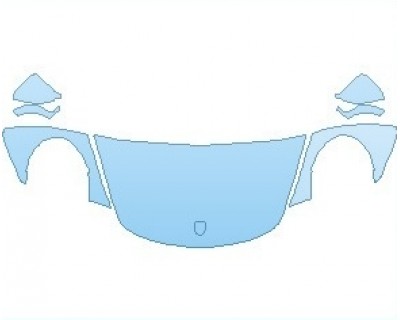 Precut PPF Kit – Clear Bra Paint Protection Film PAINT PROTECTION KIT - 2019 PORSCHE 911 R HOOD WRAPPED EDGES - PRECUT PPF CLEAR BRA WRAP