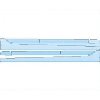 PAINT PROTECTION KIT - 2023 CADILLAC CT6 PLATINUM ROCKER PANELS - PRECUT PPF CLEAR BRA WRAP