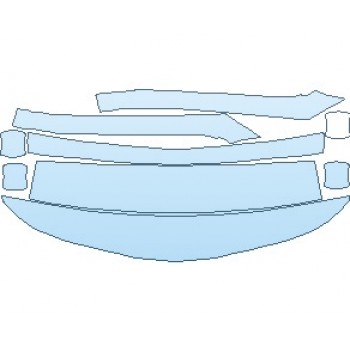 PAINT PROTECTION KIT - 2023 CADILLAC CT6 PLATINUM COMMON WEAR AREA KIT - PRECUT PPF CLEAR BRA WRAP