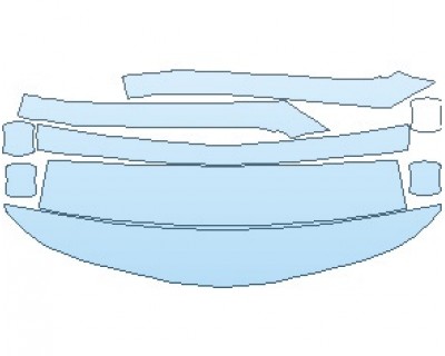 PAINT PROTECTION KIT - 2023 CADILLAC CT6 PREMIUM LUXURY COMMON WEAR AREA KIT - PRECUT PPF CLEAR BRA WRAP