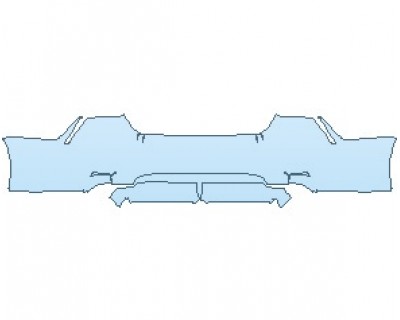 2023 TOYOTA CAMRY XSE REAR BUMPER