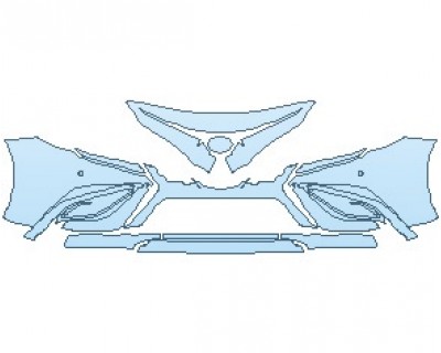 2022 TOYOTA CAMRY SE BUMPER WITH SENSORS