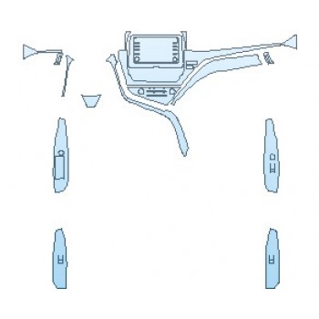 2023 TOYOTA CAMRY XSE HYBRID INTERIOR WITH 7 INCH SCREEN