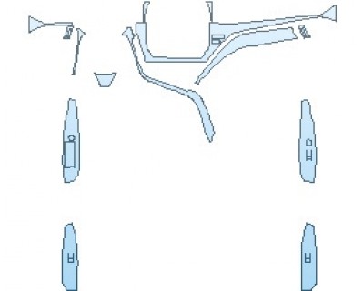 PAINT PROTECTION KIT - 2023 TOYOTA CAMRY SE NIGHTSHADE EDITION INTERIOR - PRECUT PPF CLEAR BRA WRAP