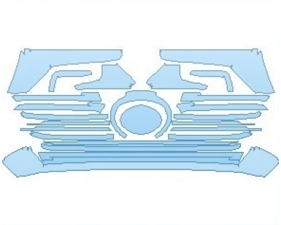 Precut PPF Kit – Clear Bra Paint Protection Film PAINT PROTECTION KIT - 2022 TOYOTA LAND CRUISER BASE BUMPER AND GRILLE CHROME TRIM - PRECUT PPF CLEAR BRA WRAP