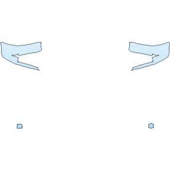 PAINT PROTECTION KIT - 2022 TOYOTA LAND CRUISER BASE LIGHTS - PRECUT PPF CLEAR BRA WRAP