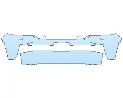 Precut PPF Kit – Clear Bra Paint Protection Film PAINT PROTECTION KIT - 2022 TOYOTA LAND CRUISER BASE BUMPER WITH WASHERS - PRECUT PPF CLEAR BRA WRAP