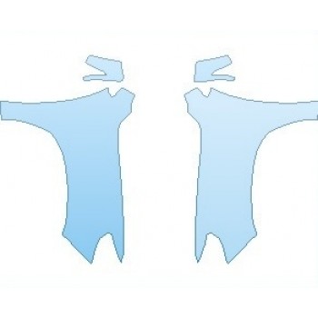 PAINT PROTECTION KIT - 2022 TOYOTA LAND CRUISER BASE FULL FENDER WITHOUT MUDFLAP (WRAPPED EDGES) - PRECUT PPF CLEAR BRA WRAP