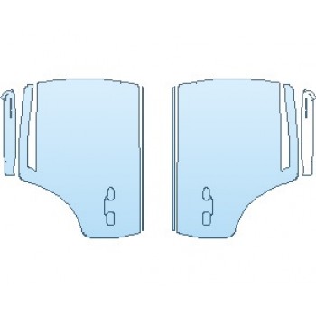 PAINT PROTECTION KIT - 2021 TOYOTA LAND CRUISER BASE DOORS REAR - PRECUT PPF CLEAR BRA WRAP