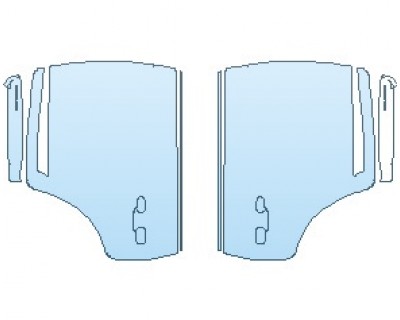 Precut PPF Kit – Clear Bra Paint Protection Film PAINT PROTECTION KIT - 2022 TOYOTA LAND CRUISER BASE DOORS REAR - PRECUT PPF CLEAR BRA WRAP