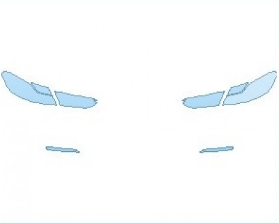 PAINT PROTECTION KIT - 2023 BMW 8 SERIES 840I M SPORT GRAN COUPE LIGHTS REAR - PRECUT PPF CLEAR BRA WRAP