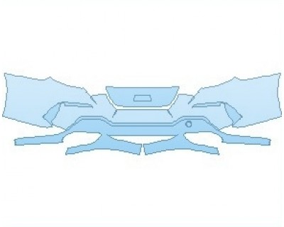 PAINT PROTECTION KIT - 2020 BMW 8 SERIES 840I M SPORT GRAN COUPE REAR BUMPER - INVISIBLEMASK - 3M PAINT PROTECTION