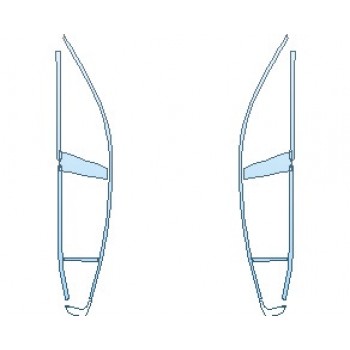 PAINT PROTECTION KIT - 2025 BMW 8 SERIES M850I GRAN COUPE WINDOW TRIM - PRECUT PPF CLEAR BRA WRAP
