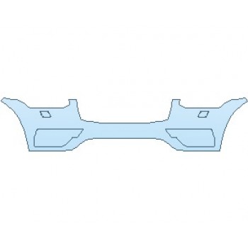 PAINT PROTECTION KIT - 2019 VOLVO XC90 MOMENTUM RUGGED STYLING KIT BUMPER KIT WITH WASHERS - PRECUT PPF CLEAR BRA WRAP