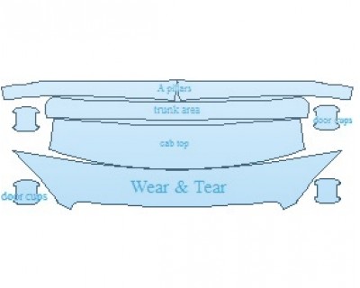 Precut PPF Kit – Clear Bra Paint Protection Film PAINT PROTECTION KIT - 2019 VOLVO XC90 MOMENTUM RUGGED STYLING KIT COMMON WEAR AREA KIT - PRECUT PPF CLEAR BRA WRAP