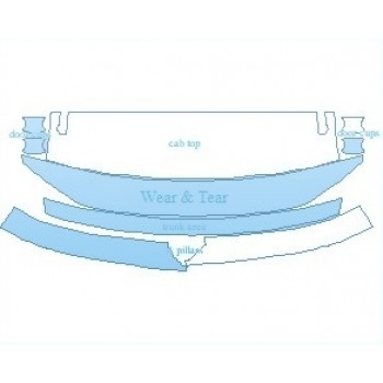 PAINT PROTECTION KIT - 2023 VOLKSWAGEN ATLAS CROSS SPORT S COMMON WEAR AREA KIT - PRECUT PPF CLEAR BRA WRAP