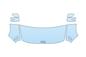 2027 JEEP RENEGADE TRAILHAWK HOOD (WRAPPED EDGES)