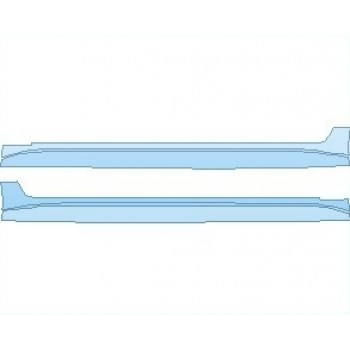 PAINT PROTECTION KIT - 2025 NISSAN SENTRA SR ROCKER PANELS - PRECUT PPF CLEAR BRA WRAP