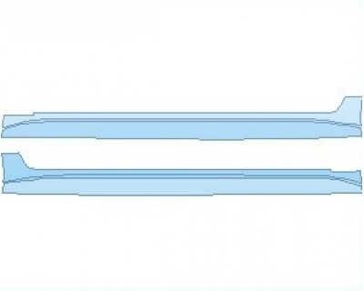 PAINT PROTECTION KIT - 2024 NISSAN SENTRA SR ROCKER PANELS - PRECUT PPF CLEAR BRA WRAP