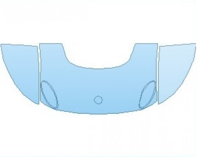 PAINT PROTECTION KIT - 2022 LOTUS 2-ELEVEN US TRACK VERSION (NO WRAPPED EDGES) HOOD - PRECUT PPF CLEAR BRA WRAP
