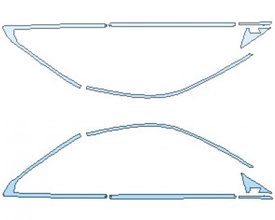 PAINT PROTECTION KIT - 2022 BMW 4 SERIES SPORT COUPE WINDOW TRIM - PRECUT PPF CLEAR BRA WRAP
