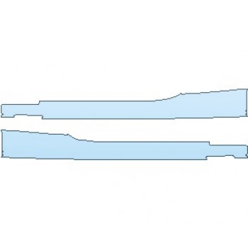 PAINT PROTECTION KIT - 2022 BMW 4 SERIES SPORT COUPE ROCKER PANELS - PRECUT PPF CLEAR BRA WRAP
