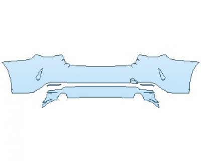 PAINT PROTECTION KIT - 2022 BMW 4 SERIES SPORT COUPE REAR BUMPER - PRECUT PPF CLEAR BRA WRAP