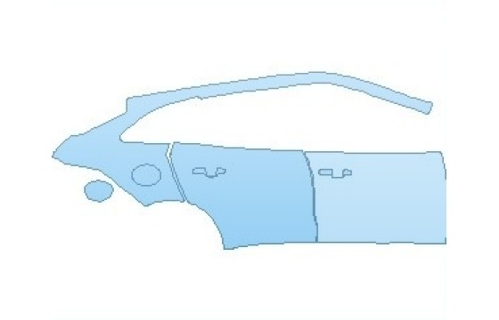Precut PPF Kit – Clear Bra Paint Protection Film PAINT PROTECTION KIT - 2027 JAGUAR F-PACE R-DYNAMIC S REAR QUARTER PANEL & DOORS RIGHT SIDE - PRECUT PPF CLEAR BRA WRAP