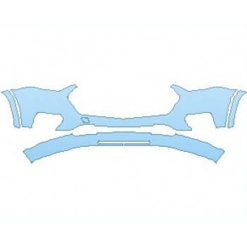 PAINT PROTECTION KIT - 2022 CHEVROLET TRAVERSE HIGH COUNTRY BUMPER - PRECUT PPF CLEAR BRA WRAP