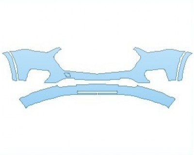 PAINT PROTECTION KIT - 2022 CHEVROLET TRAVERSE HIGH COUNTRY BUMPER - PRECUT PPF CLEAR BRA WRAP