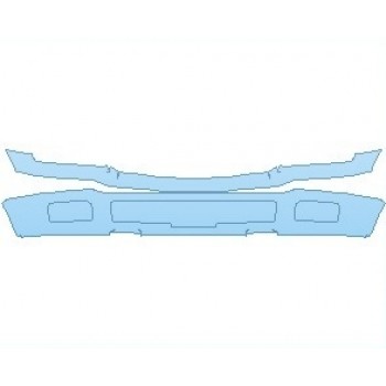 2021 FORD F-150 KING RANCH BUMPER KIT WITH LICENSE PLATE 2021 FORD F-150 KING RANCH BUMPER KIT WITH LICENSE PLATE