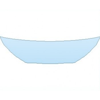 PAINT PROTECTION KIT - 2022 FORD EDGE ST HOOD 18 INCH (NO WRAPPED EDGES) - PRECUT PPF CLEAR BRA WRAP