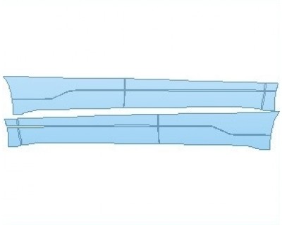 PAINT PROTECTION KIT - 2022 FORD EDGE ST ROCKER PANELS - PRECUT PPF CLEAR BRA WRAP