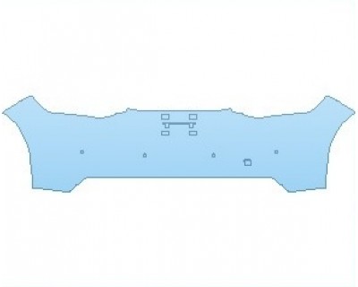PAINT PROTECTION KIT - 2022 AUDI TT S-LINE ROADSTER REAR BUMPER WITH SENSORS - PRECUT PPF CLEAR BRA WRAP