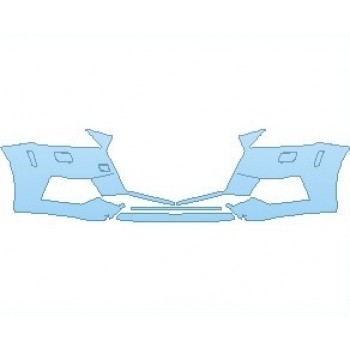 PAINT PROTECTION KIT - 2022 AUDI TT BASE ROADSTER BUMPER WITH WASHERS - PRECUT PPF CLEAR BRA WRAP