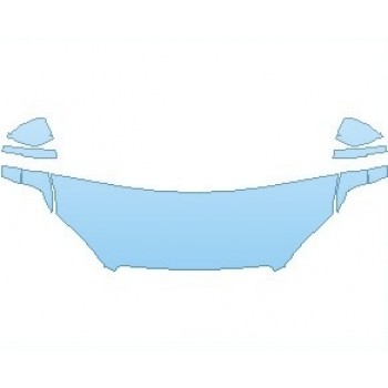 PAINT PROTECTION KIT - 2019 VOLVO XC90 MOMENTUM URBAN STYLING KIT HOOD KIT - PRECUT PPF CLEAR BRA WRAP