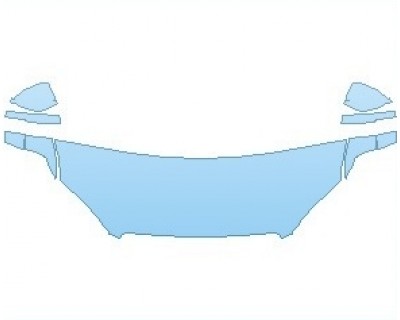 PAINT PROTECTION KIT - 2019 VOLVO XC90 HYBRID INSCRIPTION URBAN STYLING KIT HOOD KIT - PRECUT PPF CLEAR BRA WRAP