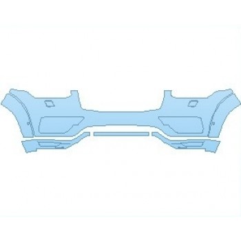 PAINT PROTECTION KIT - 2019 VOLVO XC90 MOMENTUM URBAN STYLING KIT BUMPER KIT WITH WASHERS & SENSORS - PRECUT PPF CLEAR BRA WRAP