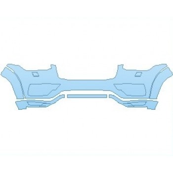 PAINT PROTECTION KIT - 2019 VOLVO XC90 HYBRID INSCRIPTION URBAN STYLING KIT BUMPER KIT WITH WASHERS - PRECUT PPF CLEAR BRA WRAP