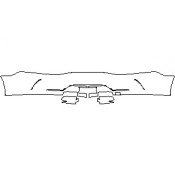 2021 MERCEDES AMG GT 53 4 DOOR COUPE REAR BUMPER KIT