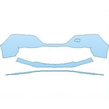PAINT PROTECTION KIT - 2024 NISSAN LEAF S PLUS BUMPER - PRECUT PPF CLEAR BRA WRAP