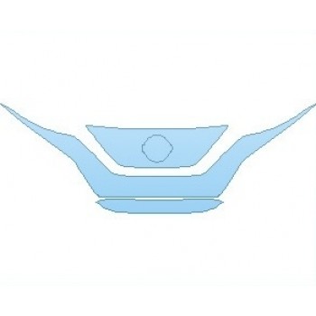 PAINT PROTECTION KIT - 2025 NISSAN LEAF SV PLUS GRILLE - PRECUT PPF CLEAR BRA WRAP