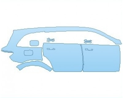 2021 MERCEDES GLS 580 REAR QUARTER PANEL AND DOORS RIGHT SIDE