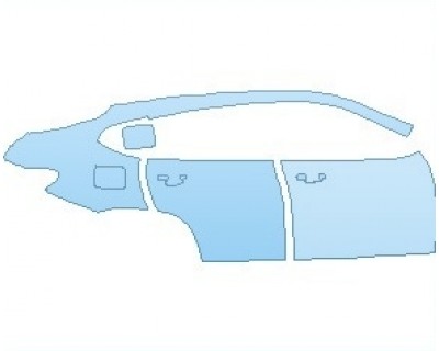 PAINT PROTECTION KIT - 2023 BMW X4 XLINE REAR QUARTER PANEL & DOORS RIGHT SIDE - PRECUT PPF CLEAR BRA WRAP