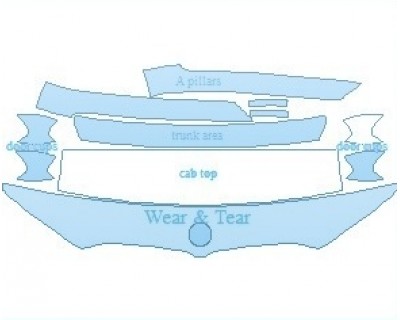 PAINT PROTECTION KIT - 2022 BMW 3 SERIES M340I SEDAN COMMON WEAR AREA KIT - PRECUT PPF CLEAR BRA WRAP