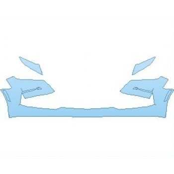 PAINT PROTECTION KIT - 2022 CHEVROLET CAMARO 1SS CONVERTIBLE BUMPER LOWER - PRECUT PPF CLEAR BRA WRAP