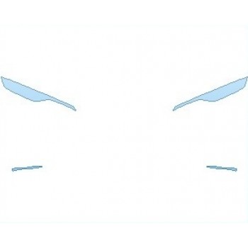PAINT PROTECTION KIT - 2021 CHEVROLET CAMARO 2SS CONVERTIBLE LIGHTS - PRECUT PPF CLEAR BRA WRAP