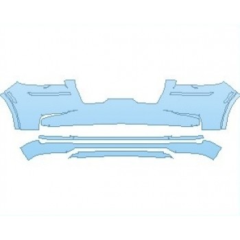 PAINT PROTECTION KIT - 2023 LINCOLN AVIATOR BLACK LABEL GRAND TOURING BUMPER - PRECUT PPF CLEAR BRA WRAP